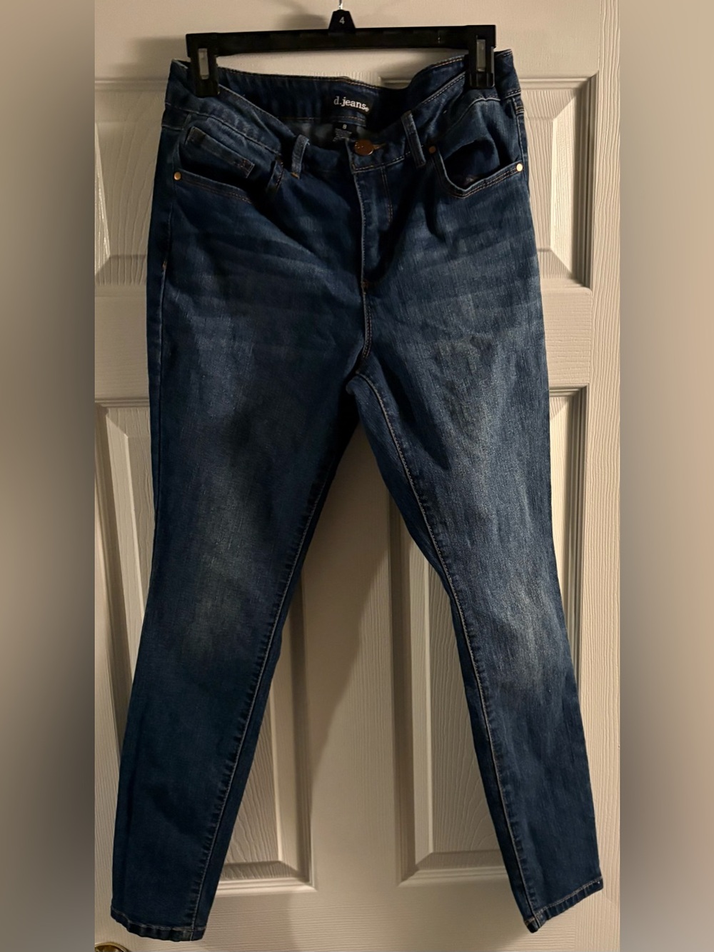 d. jeans Dark Blue SZ 8 Stretch Slim Jeans